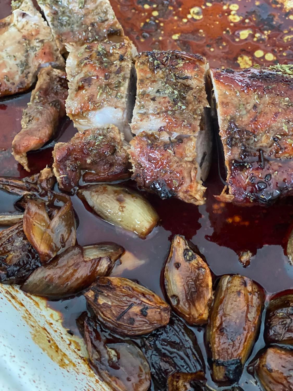 FILET MIGNON EN CROUTE D&rsquo;ORIGAN ET SIROP DE CAROUBE