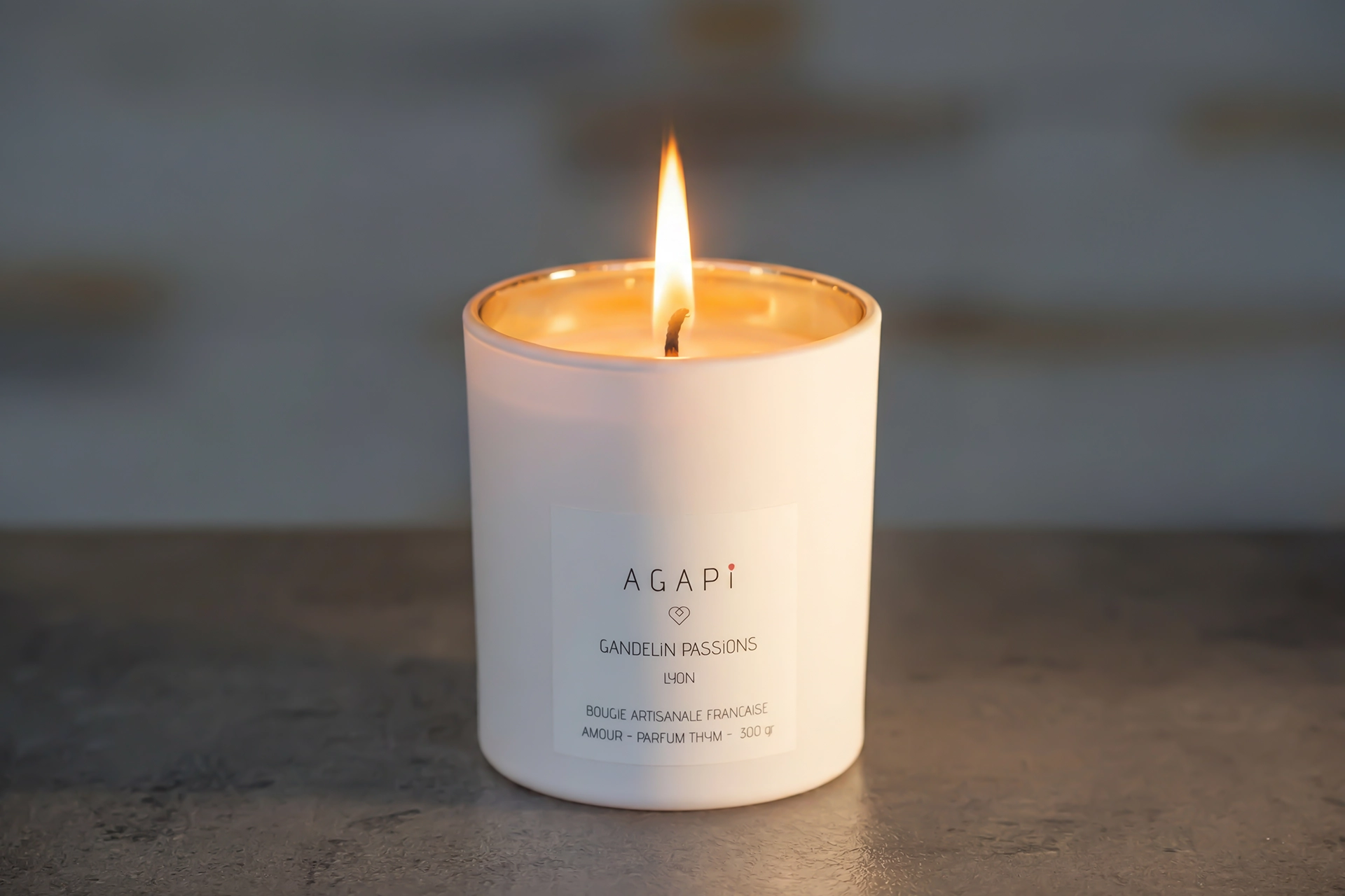 Agapi - Bougie artisanale française parfum Thym