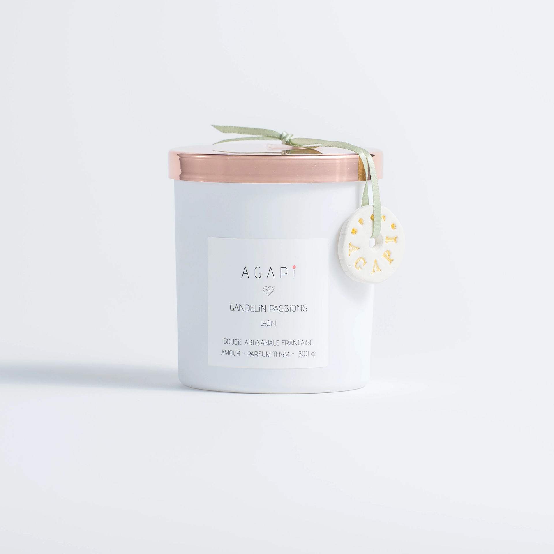 Agapi, Bougie artisanale française parfum Thym