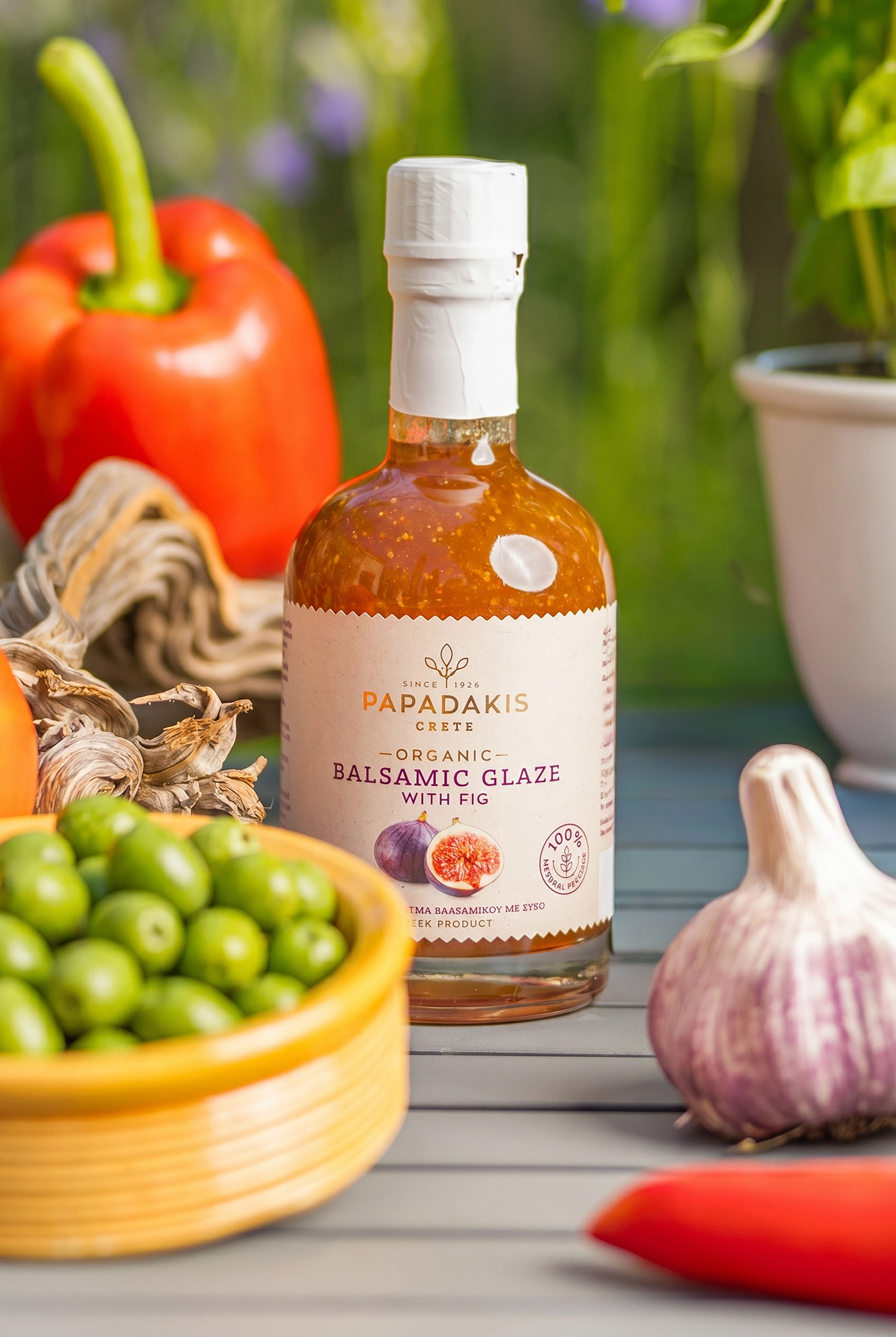 Crème balsamique crétoise bio figue et raisins